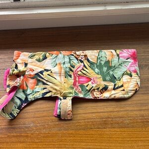 Loudmouth Tropical Floral Dog Jacket